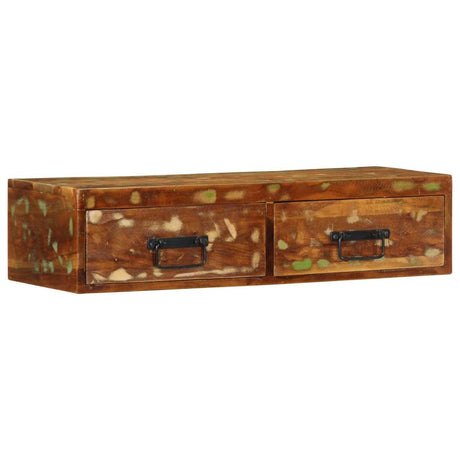 Vidaxl tv-meubel wandmontage 80x30x19 cm massief gerecycled hout