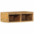 Vidaxl tv-meubel wandmontage 60x30x19 cm massief ruw mangohout