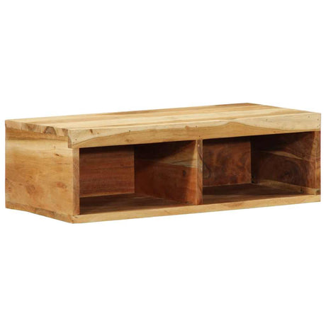 Vidaxl tv-meubel wandmontage 60x30x19 cm massief acaciahout