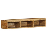 Vidaxl tv-meubel wandmontage 100x30x19 cm massief ruw mangohout