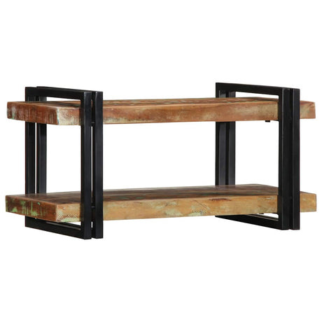 Vidaxl wandschap massief gerecycled hout meerkleurig