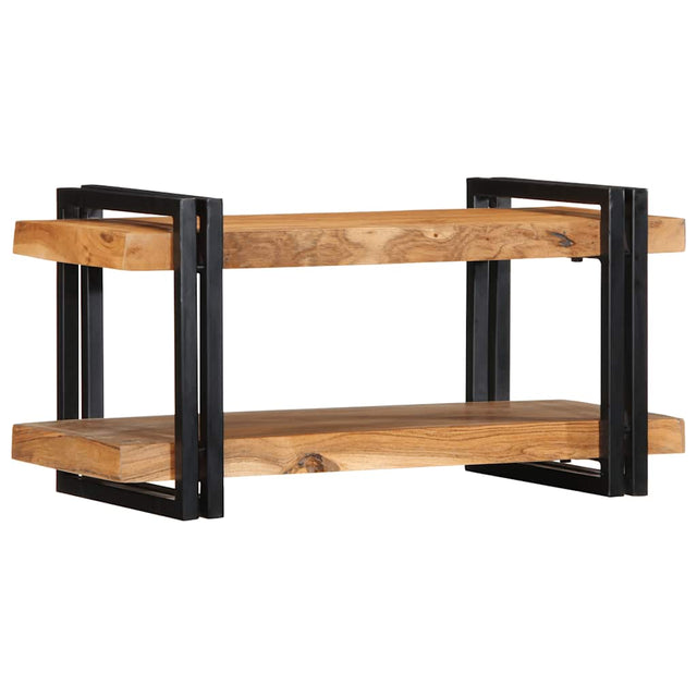 Vidaxl wandschap 70x33x35 cm massief acaciahout