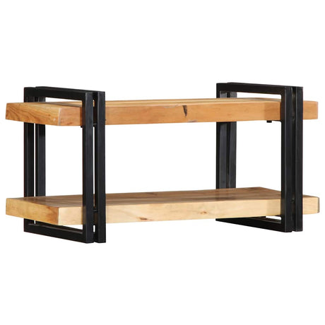 Vidaxl wandschap 70x33x35 cm massief acaciahout