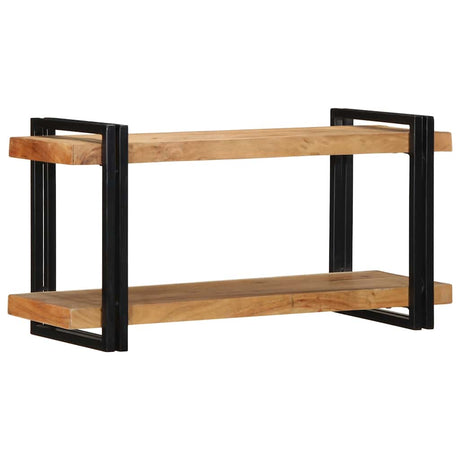 Vidaxl wandschap 90x33x45 cm massief acaciahout