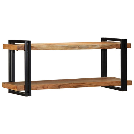 Vidaxl wandschap 110x33x45 cm massief acaciahout