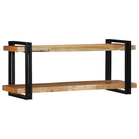 Vidaxl wandschap 110x33x45 cm massief acaciahout