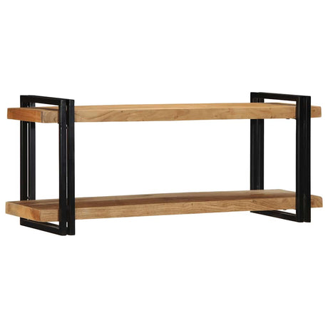 Vidaxl wandschap 110x33x45 cm massief acaciahout