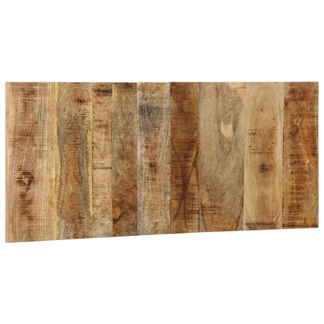 Vidaxl hoofdbord 120 cm massief ruw mangohout