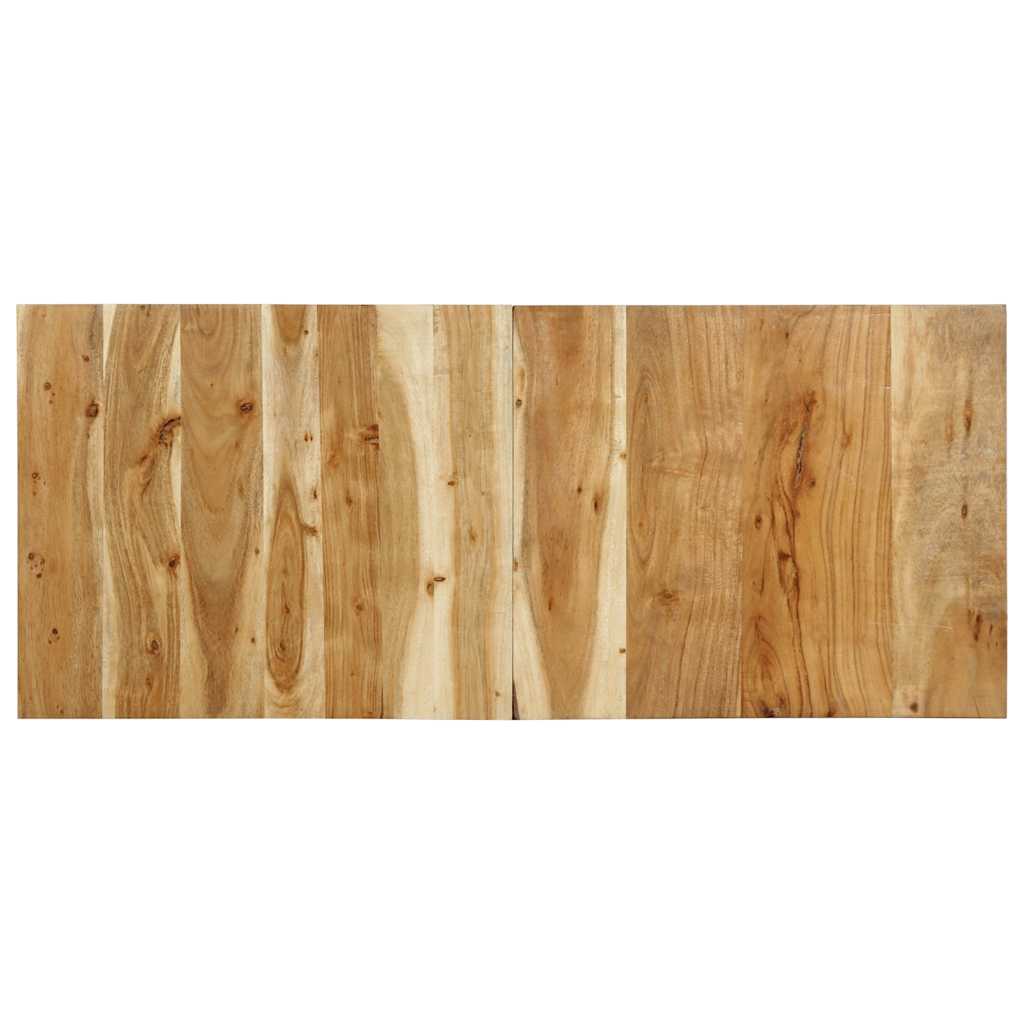 Vidaxl hoofdbord 120 cm massief acaciahout