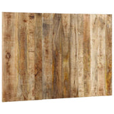 Vidaxl hoofdbord 120 cm massief ruw mangohout