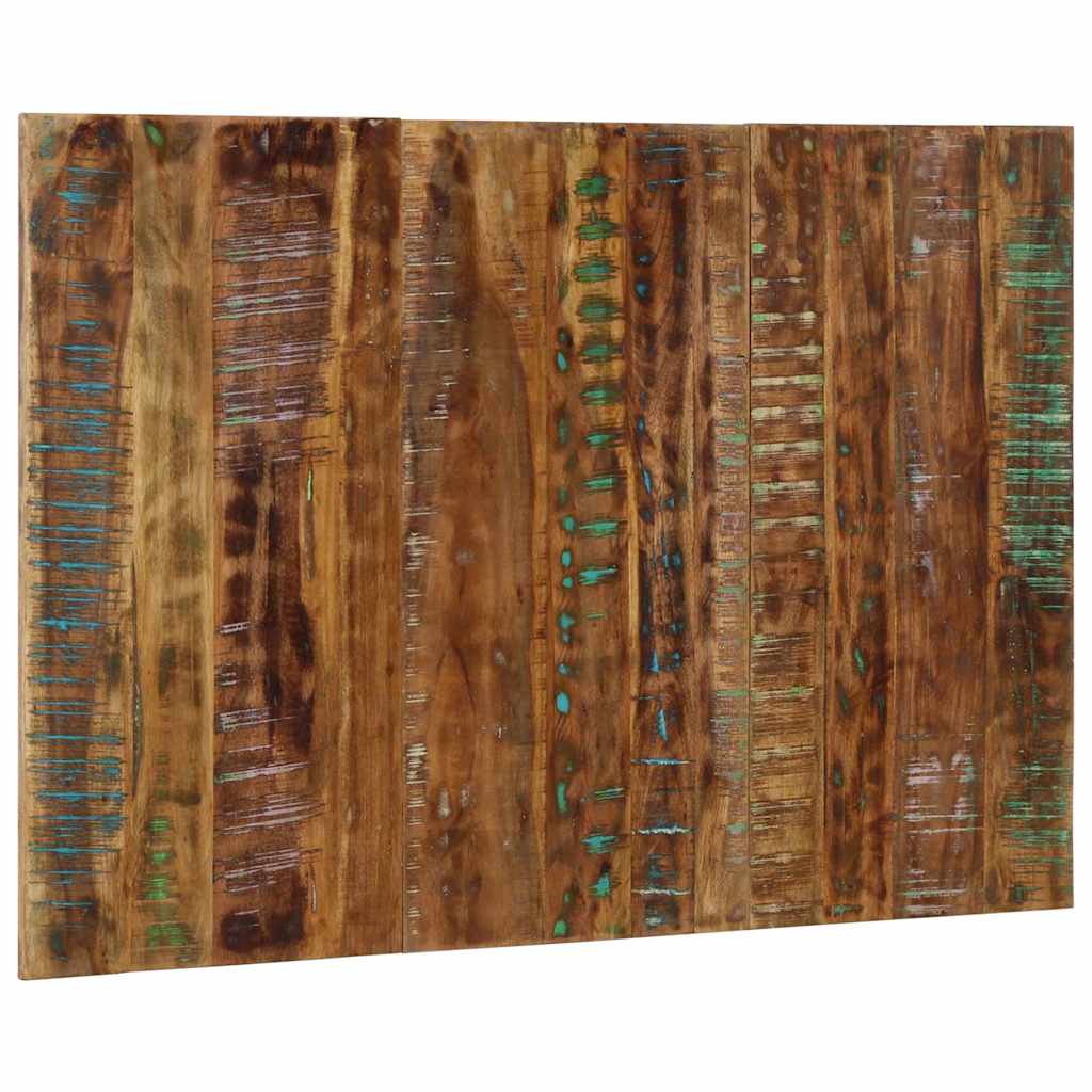 Vidaxl hoofdbord 120 cm massief gerecycled hout meerkleurig