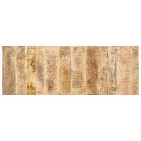 Vidaxl hoofdbord 140 cm massief ruw mangohout