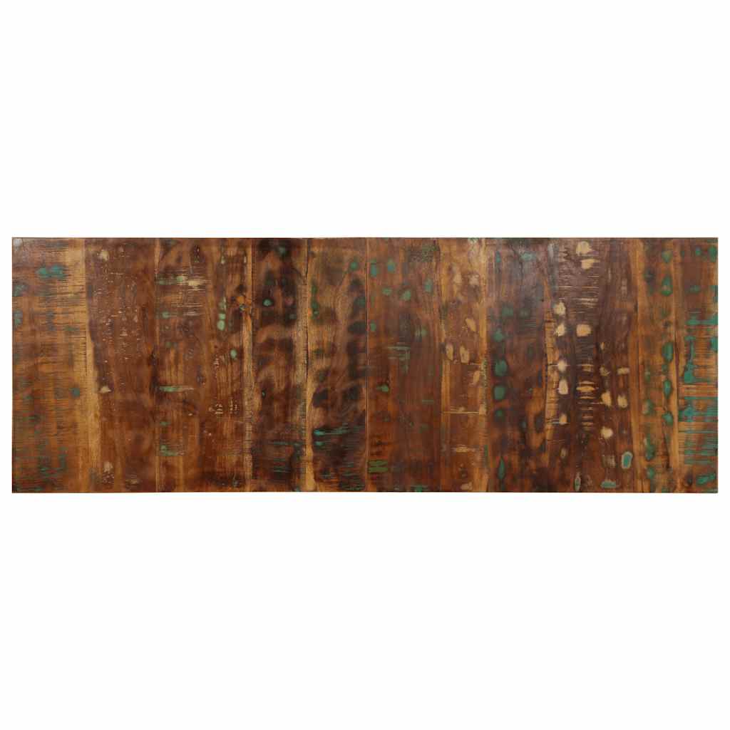 Vidaxl hoofdbord 140 cm massief gerecycled hout meerkleurig