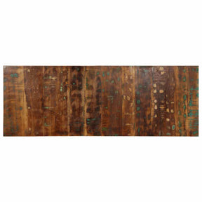 Vidaxl hoofdbord 140 cm massief gerecycled hout meerkleurig