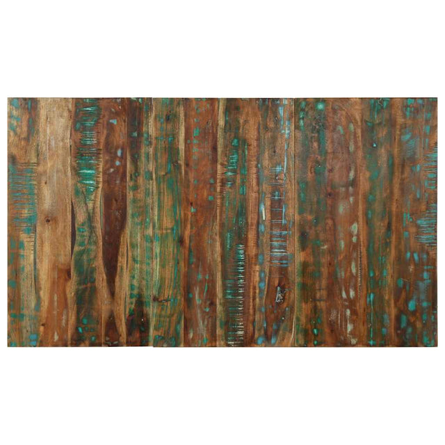 Vidaxl hoofdbord 140 cm massief gerecycled hout meerkleurig