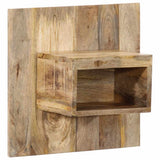 Vidaxl nachtkastje 50x27x50 cm massief ruw mangohout