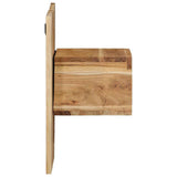 Vidaxl nachtkastje 50x27x50 cm massief acaciahout