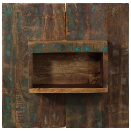 Vidaxl nachtkastje 50x27x50 cm massief gerecycled hout meerkleurig