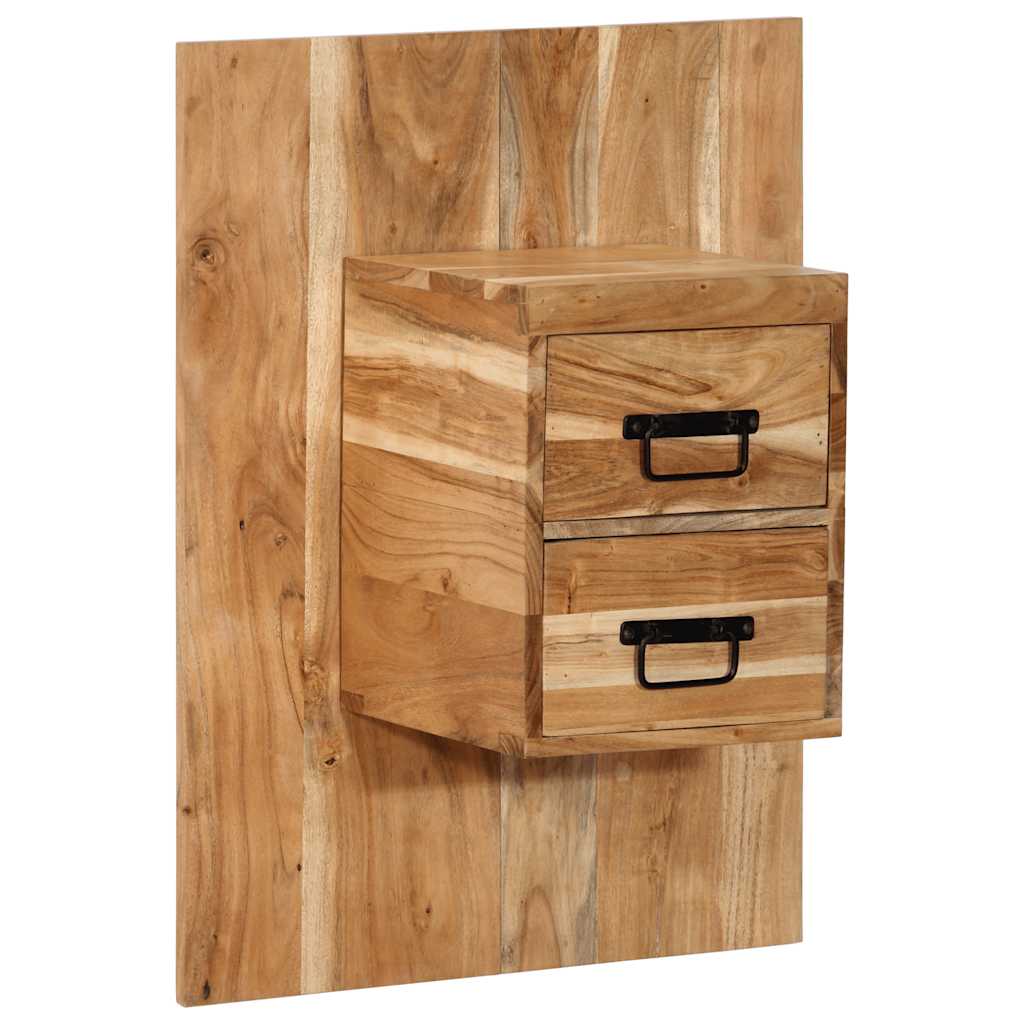 Vidaxl nachtkastje 60x32x80 cm massief acaciahout