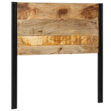 Vidaxl hoofdeinde 100 cm massief hout mango en ijzer