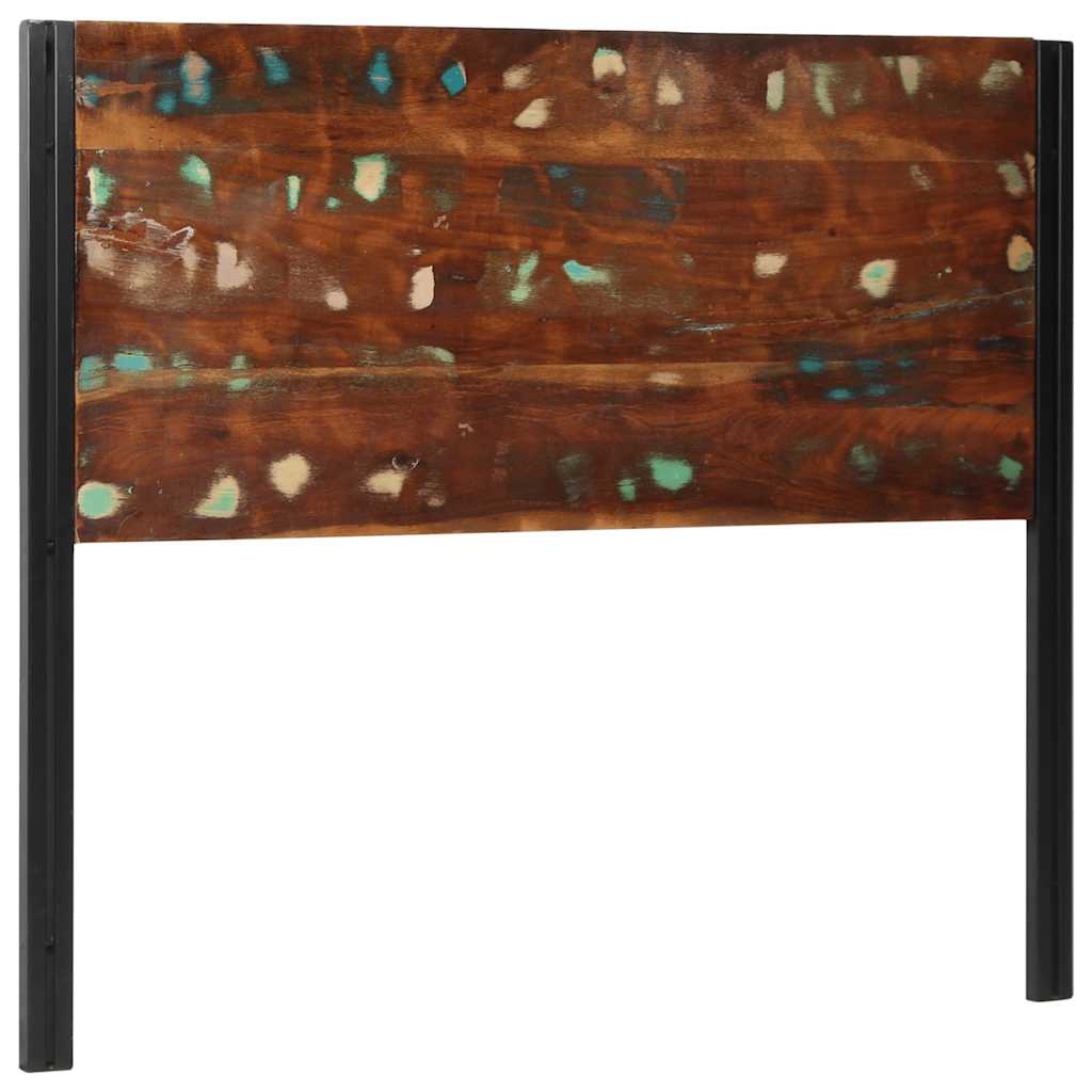 Vidaxl hoofdeinde 120 cm massief gerecycled en ijzer