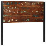 Vidaxl hoofdeinde 120 cm massief gerecycled en ijzer