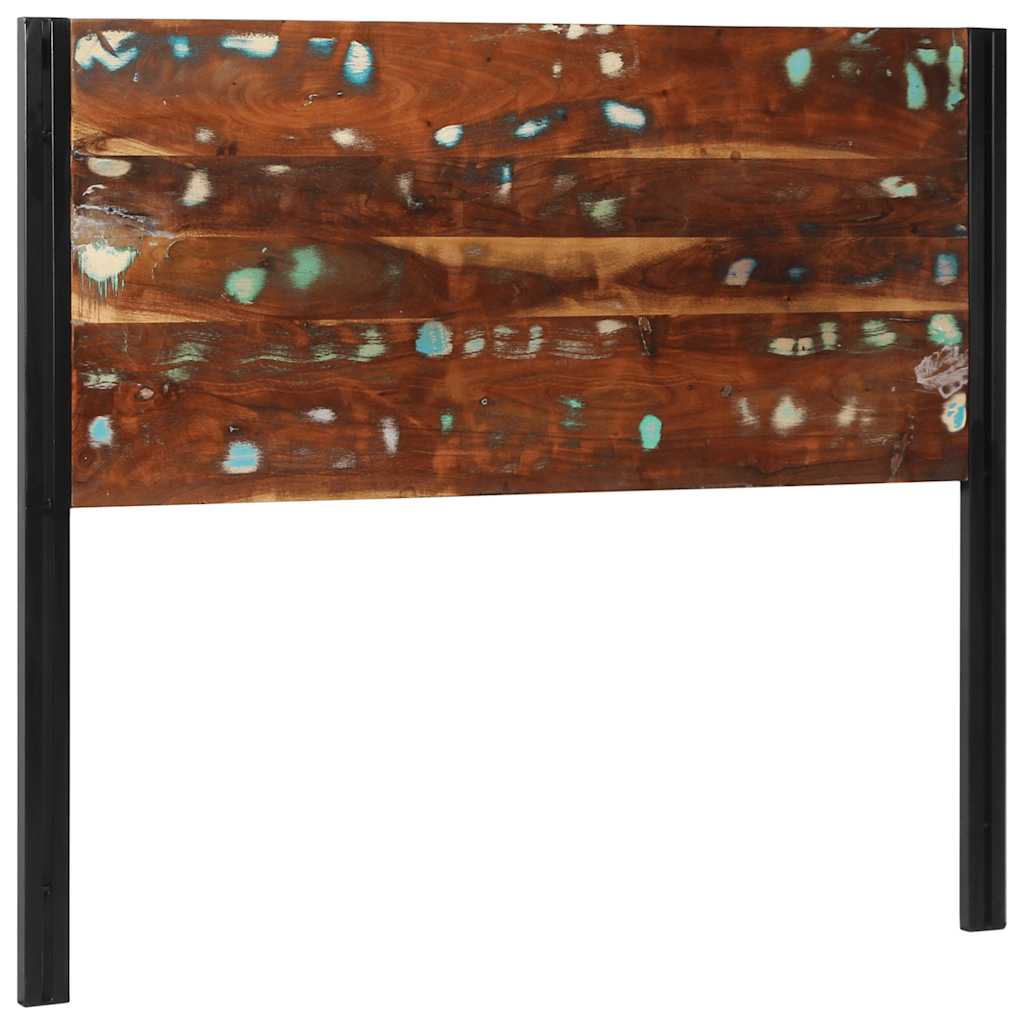 Vidaxl hoofdeinde 120 cm massief gerecycled en ijzer