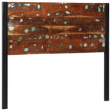 Vidaxl hoofdeinde 120 cm massief gerecycled en ijzer