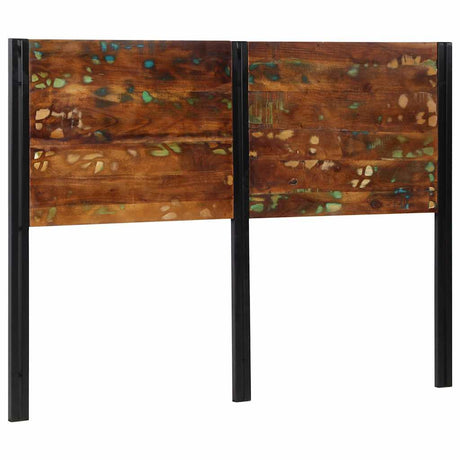 Vidaxl hoofdeinde 140 cm massief gerecycled en ijzer