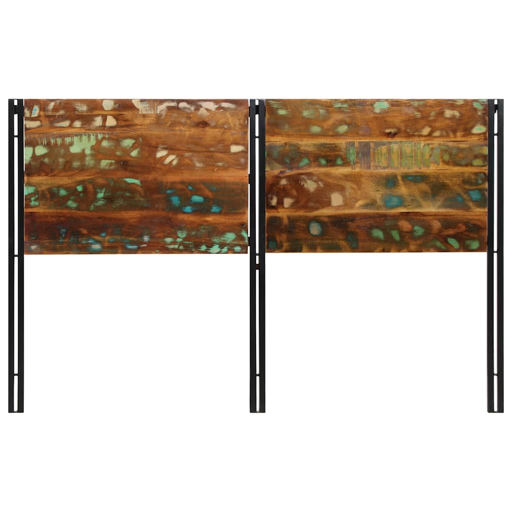 Vidaxl hoofdeinde 160 cm massief gerecycled en ijzer