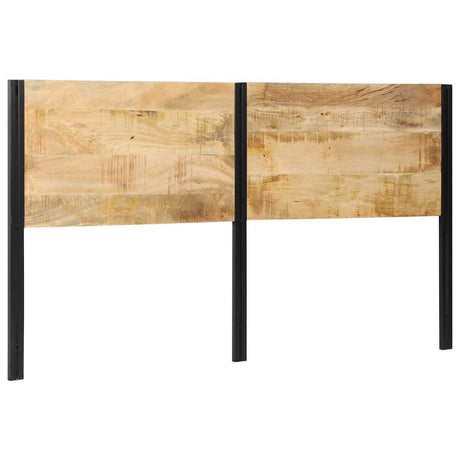 Vidaxl hoofdeinde 180 cm massief hout mango en ijzer
