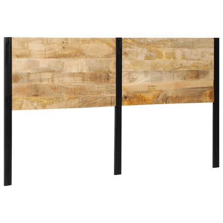 Vidaxl hoofdeinde 180 cm massief hout mango en ijzer