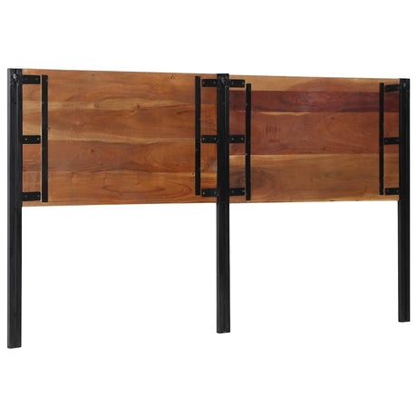 Vidaxl hoofdeinde 180 cm massief gerecycled en ijzer