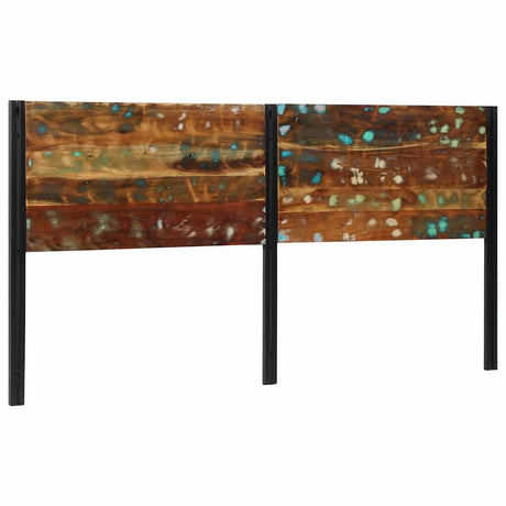 Vidaxl hoofdeinde 200 cm massief gerecycled en ijzer