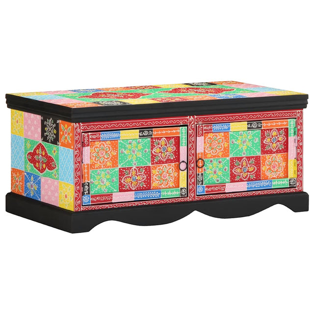 Vidaxl salontafel 90x50x40 cm massief mangohout meerkleurig