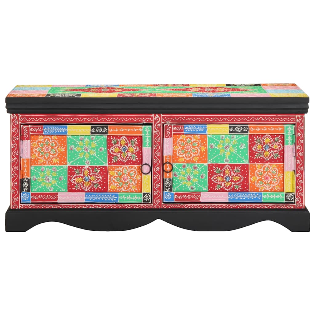 Vidaxl salontafel 90x50x40 cm massief mangohout meerkleurig
