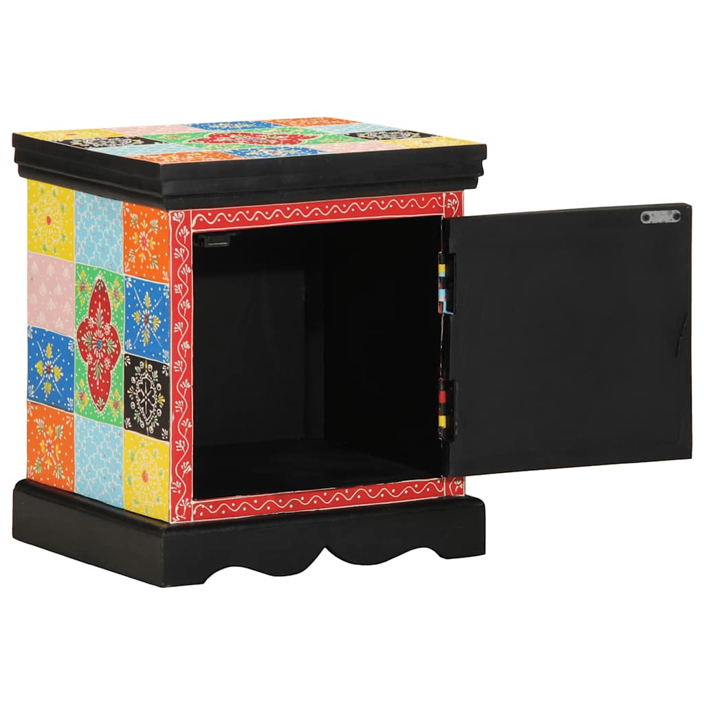 Vidaxl nachtkastje 40x35x45 cm massief mangohout mango