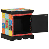 Vidaxl nachtkastje 40x35x45 cm massief mangohout mango