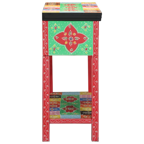 Vidaxl wandtafel met lade met opslag multikleur 100 x 30 x 77 cm