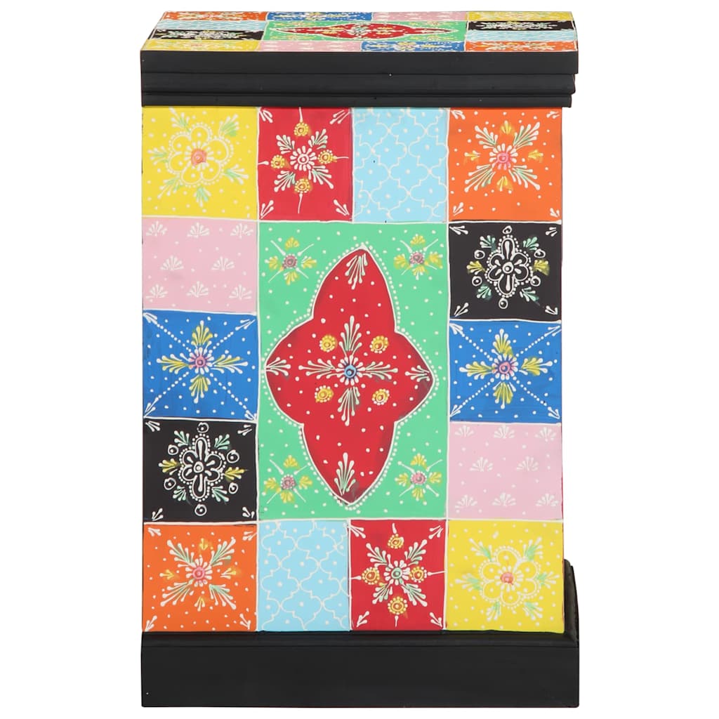 Vidaxl ladenkast multikleur 40 x 40 x 60 cm massief mango hout