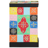 Vidaxl ladenkast multikleur 40 x 40 x 60 cm massief mango hout