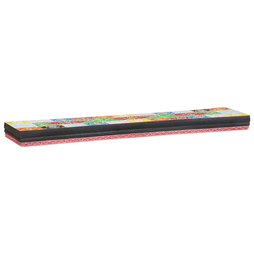 Vidaxl wandschappen muurmontage multikleur 100 x 20 x 6 cm