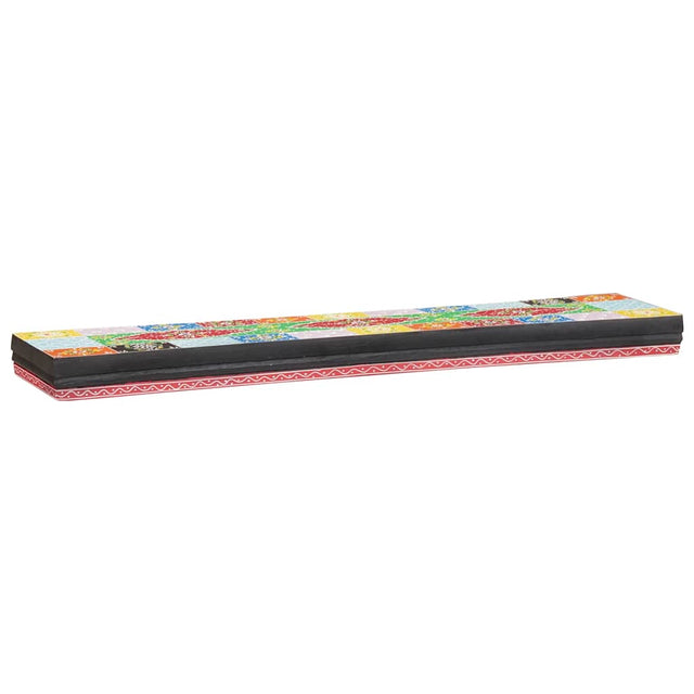 Vidaxl wandschappen muurmontage multikleur 100 x 20 x 6 cm