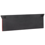 Vidaxl kapstok zwart 80 x 25 x 2 cm massief mango hout