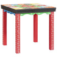 Vidaxl vierkante tafel 3 st multikleur 50 x 50 x 50 cm