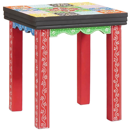 Vidaxl vierkante tafel 3 st multikleur 50 x 50 x 50 cm