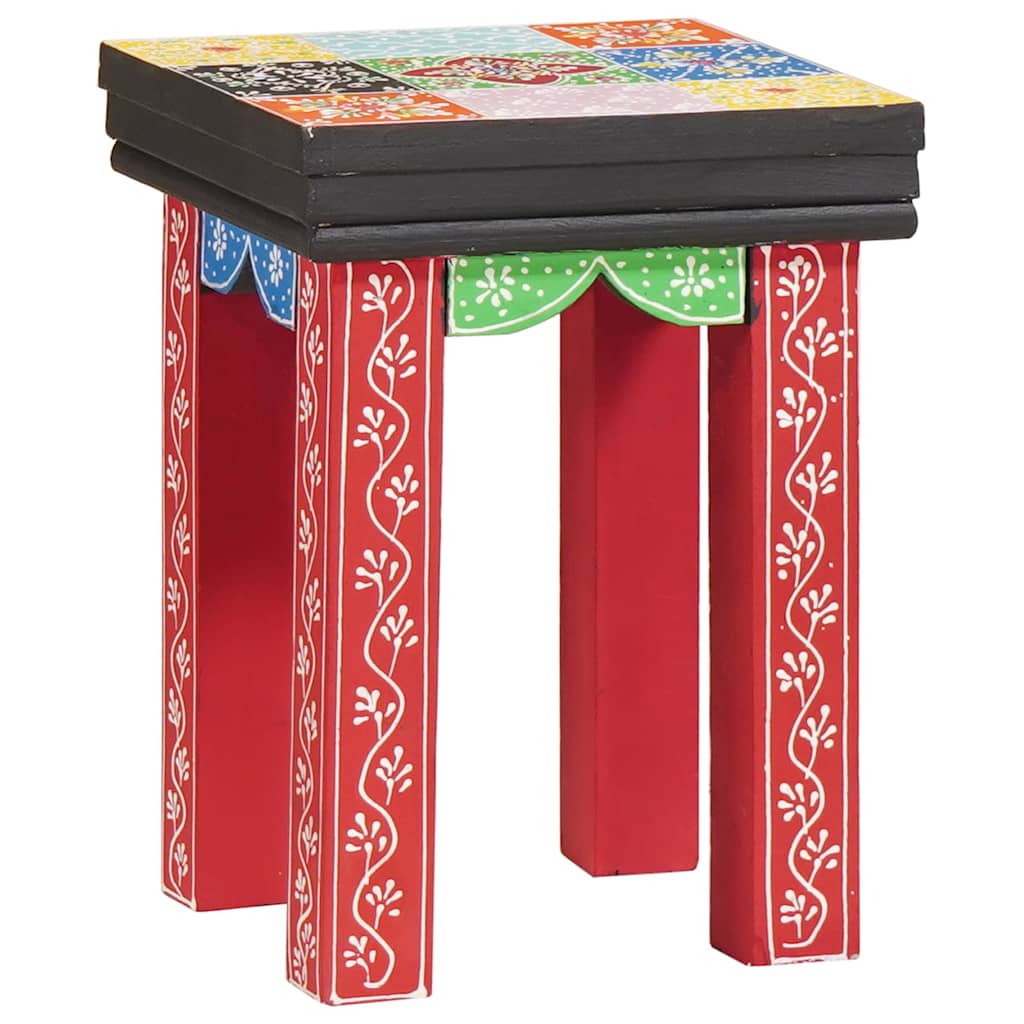 Vidaxl vierkante tafel 3 st multikleur 50 x 50 x 50 cm