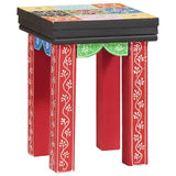 Vidaxl vierkante tafel 3 st multikleur 50 x 50 x 50 cm