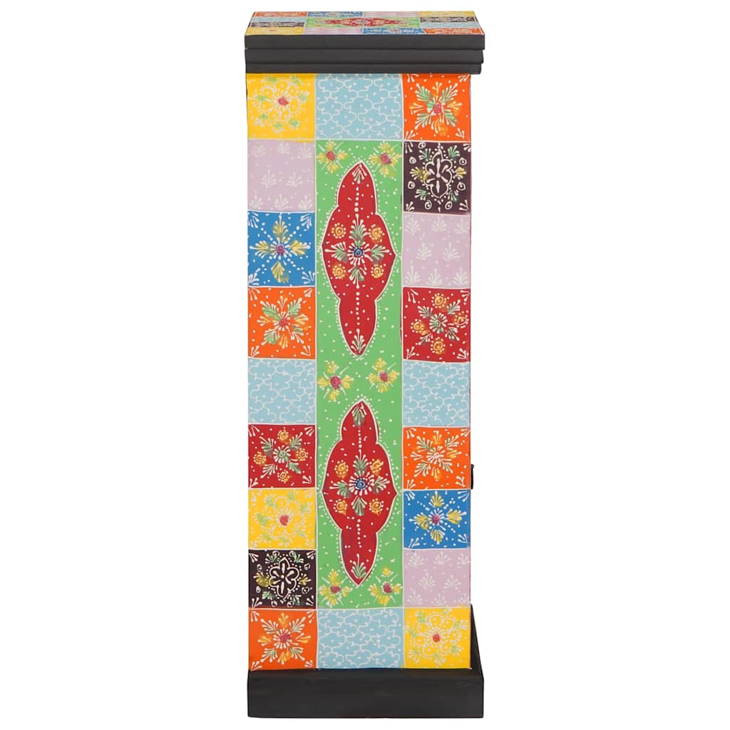 Vidaxl ladekast multikleur 30 x 30 x 90 cm massief mango hout