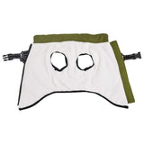 VidaXL Hundemantel mit Geschirr, wasserdicht, reflektierend, Armeegrün, L40